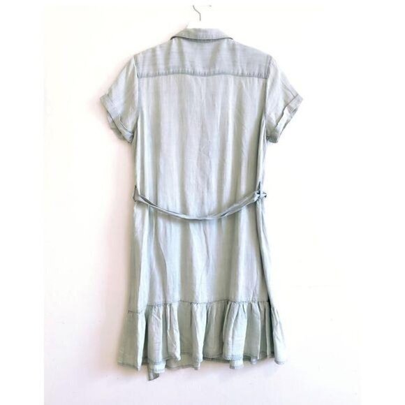 Velvet Heart Elodie Tie Waist Chambray Shirt Dress - Picture 4 of 13